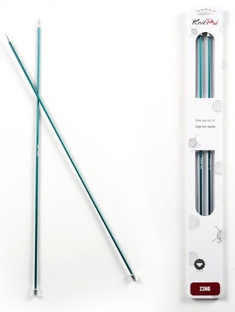 KnitPro Zing Tek Uçlu Örgü Şiş 40 cm 3.25 mm