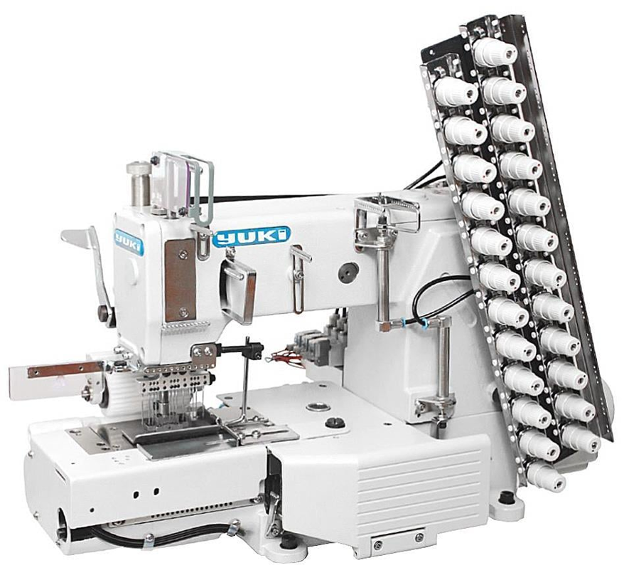 Yuki YK-4412P-UTC-14 12 İğne Zincir Dikiş Makinesi Burunlu 6.4 mm İplik Kesicili
