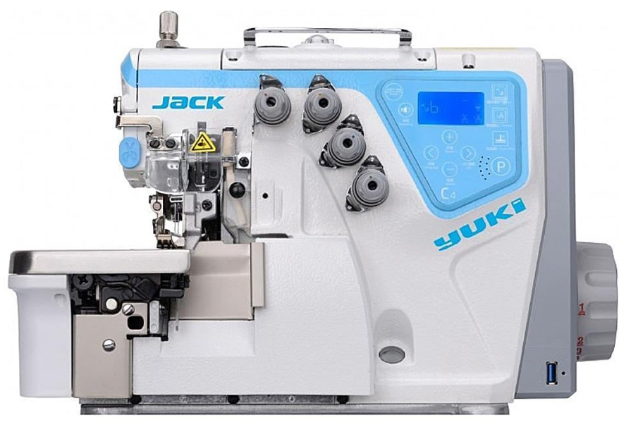 FDM Jack JK-C4-02X250 4 İplik Akıllı Overlok Makinesi Kesicili Cep Biye