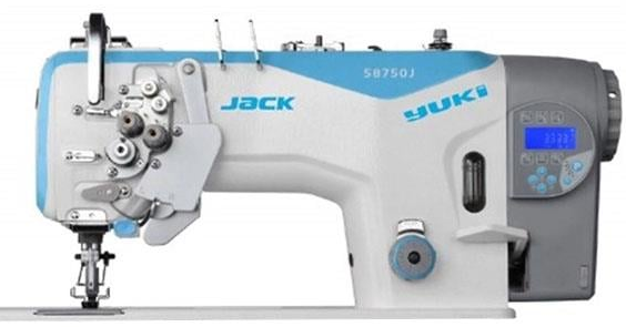 FDM Jack JK-58750J-405E İplik Kesicili Otomatik Çift İğne Dikiş Makinesi İptalli Büyük Mekik Kot
