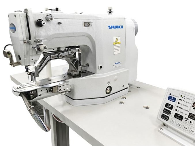 FDM Yuki YK-430D-06XL Lok Ucu Punteriz Dikiş Makinası 30x40 mm