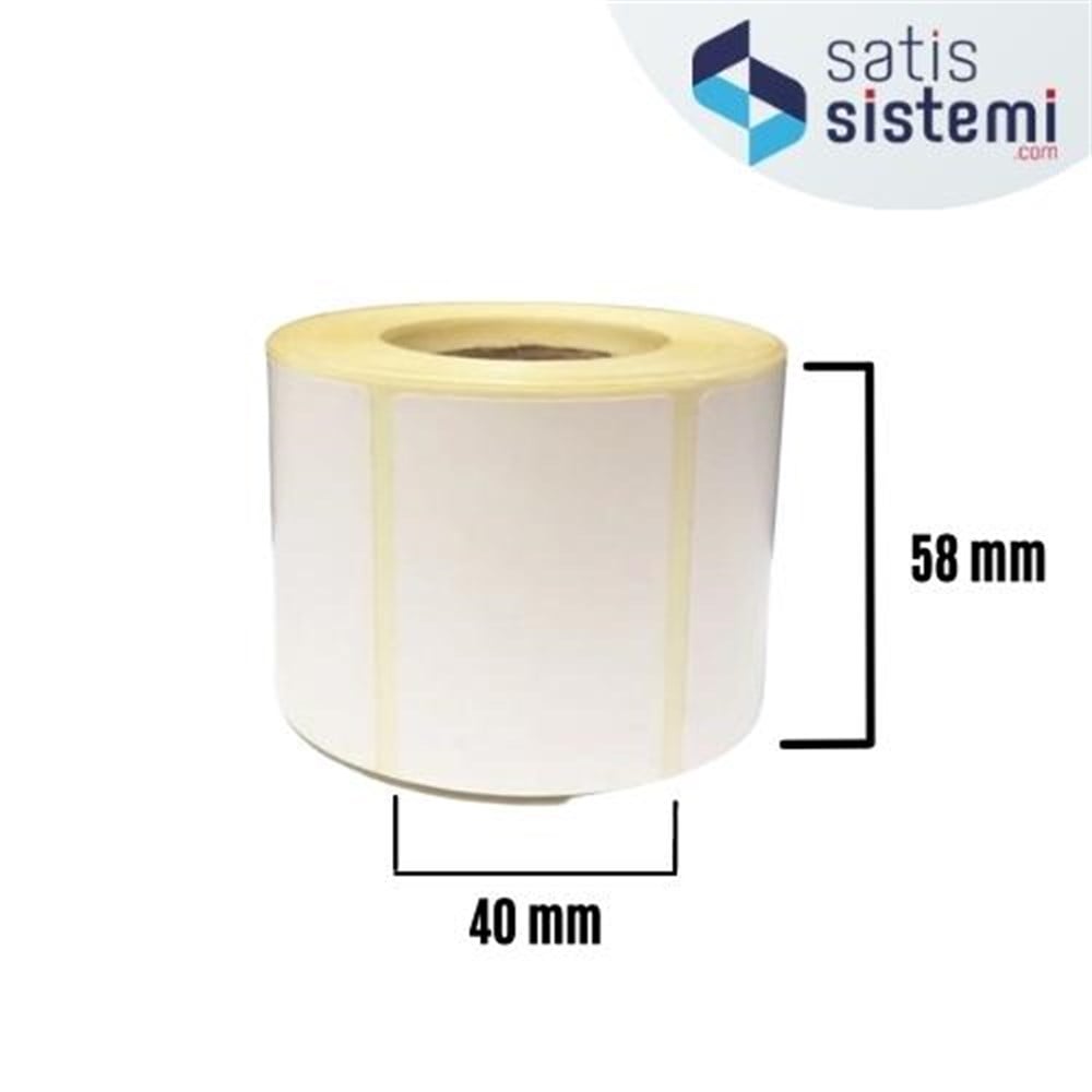 40mm x 58mm Termal Etiket (Terazi Etiketi)40mm x 58mm Termal Etiket (Terazi Etiketi)