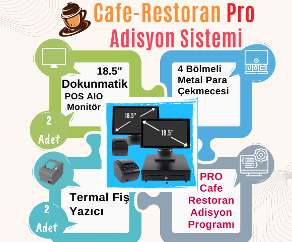 Cafe ve Restoran Profesyonel Adisyon Modülü