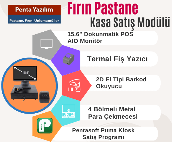 Puma Kiosk Pastane-Fırın Kasa Modülü
