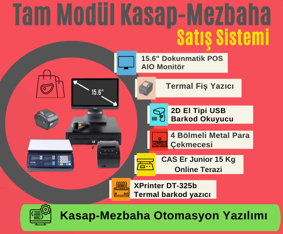 Tam Modül Kasap-Mezbaha Satış Sistemi