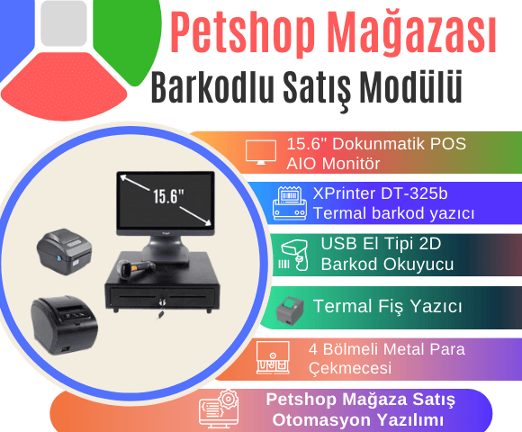 Pet-Shop Barkodlu Tam Modül