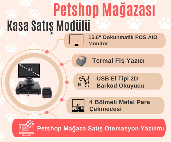 Pet-Shop Kasa Satış Modülü