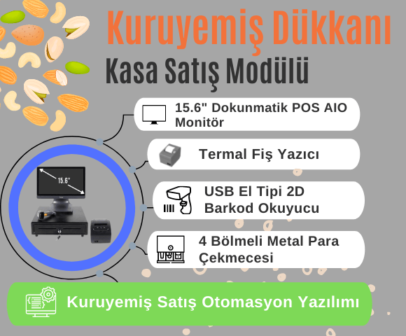 Kuruyemiş Kasa Satış Modülü