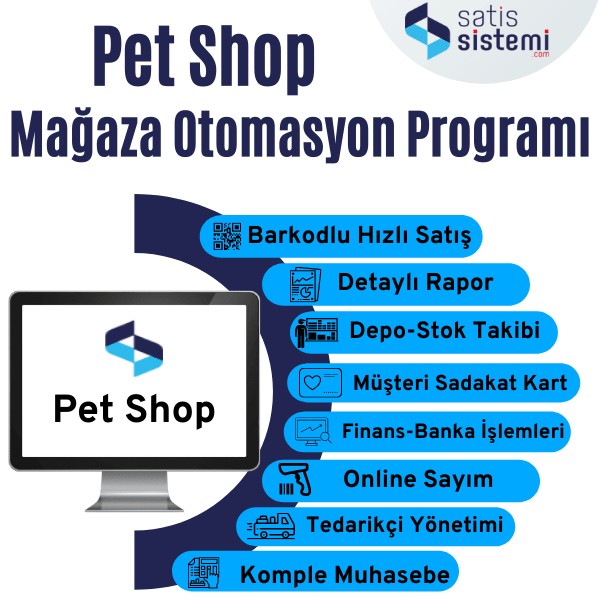Petshop Mağazası Kasa Satış SistemiPetshop Mağazası Kasa Satış Sistemi