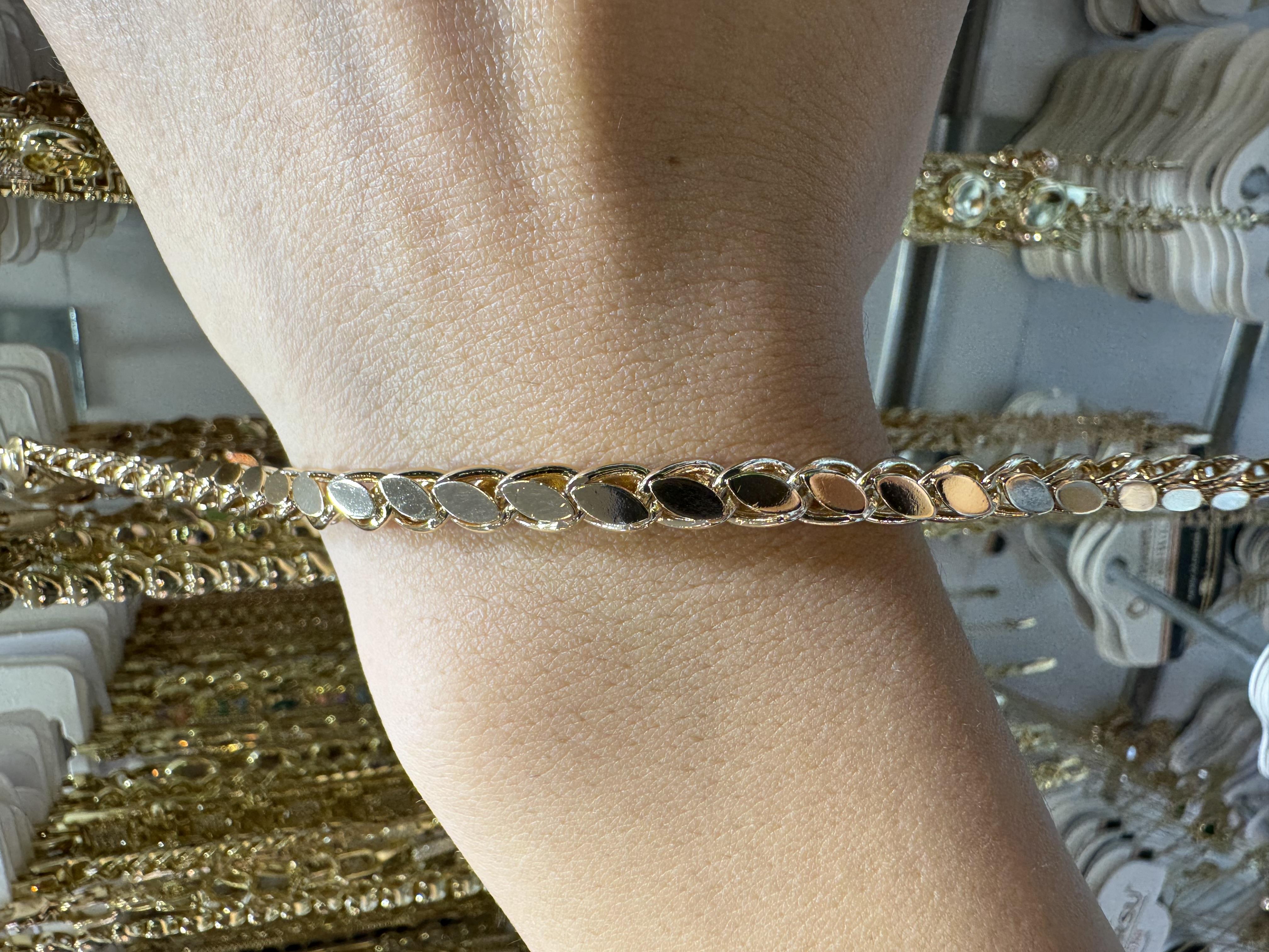 Arpa Zincir Bileklik Rose-Gold