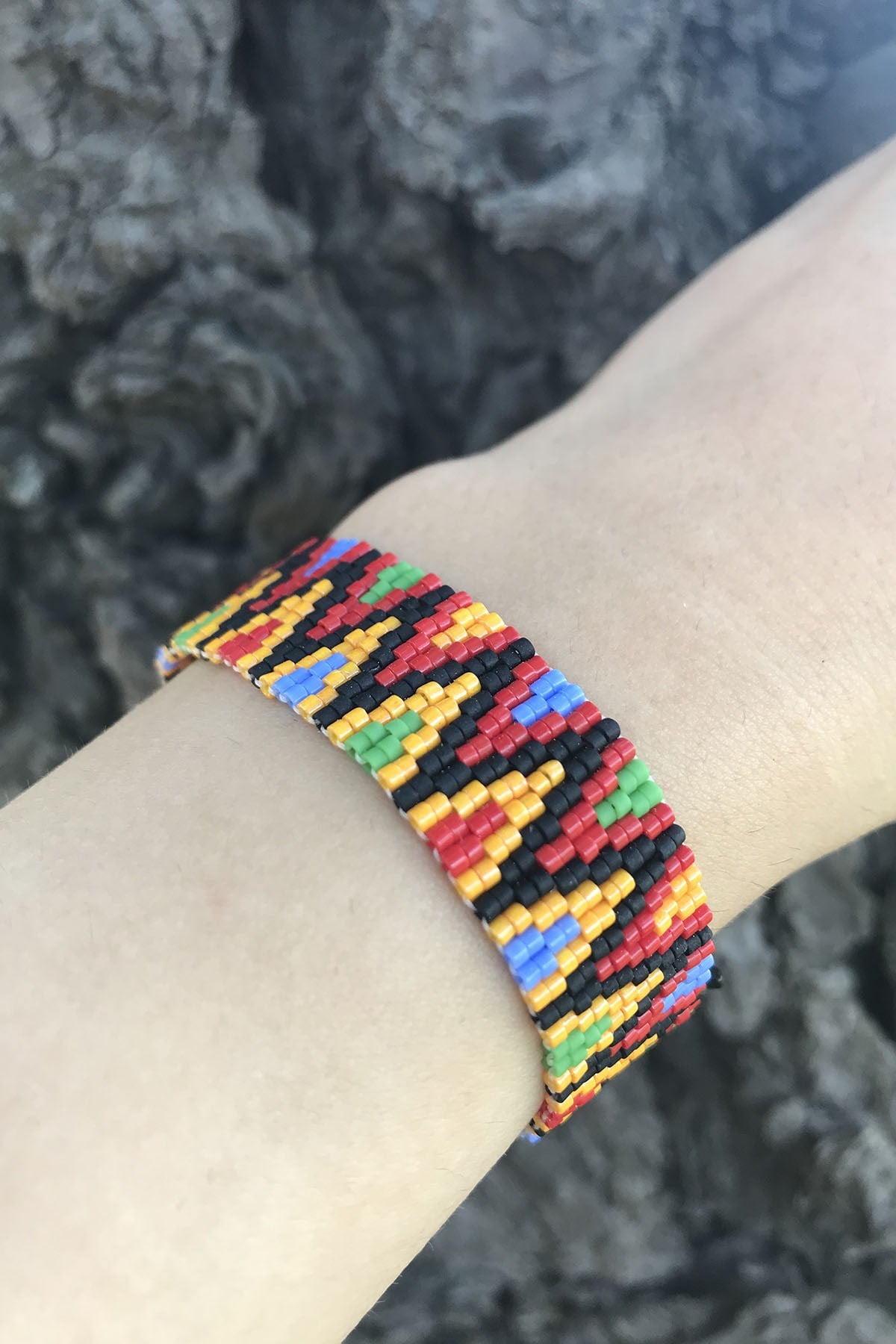 Çift Peyote Zigzag Bileklik