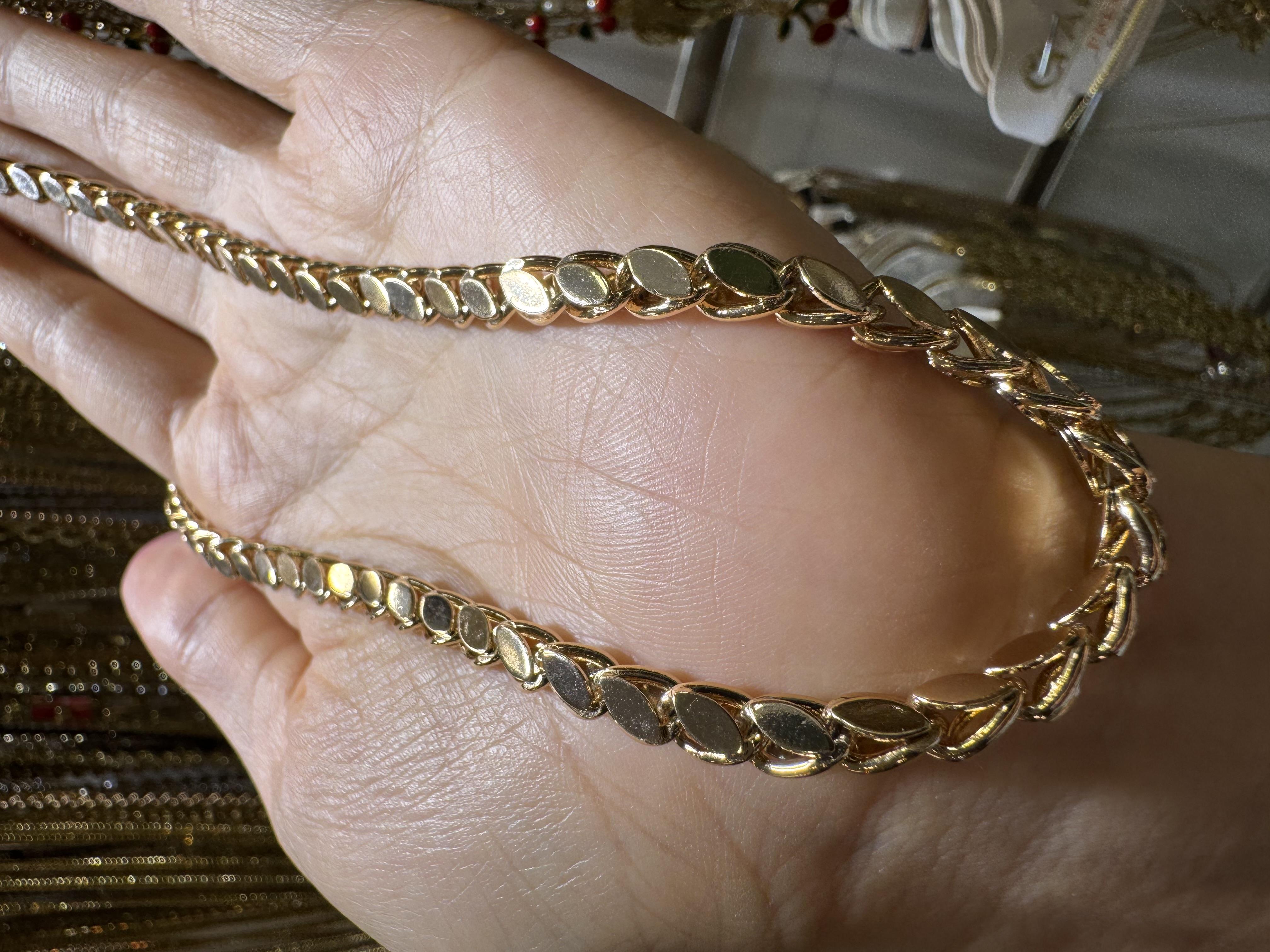 60 cm Arpa Zincir Rose-Gold