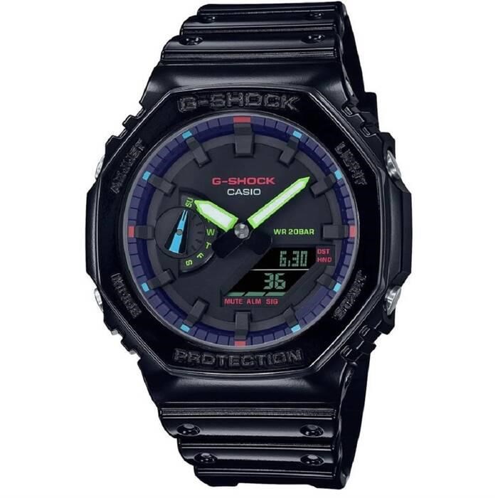 Casio GA-2100RGB-1ADR Erkek Kol Saati