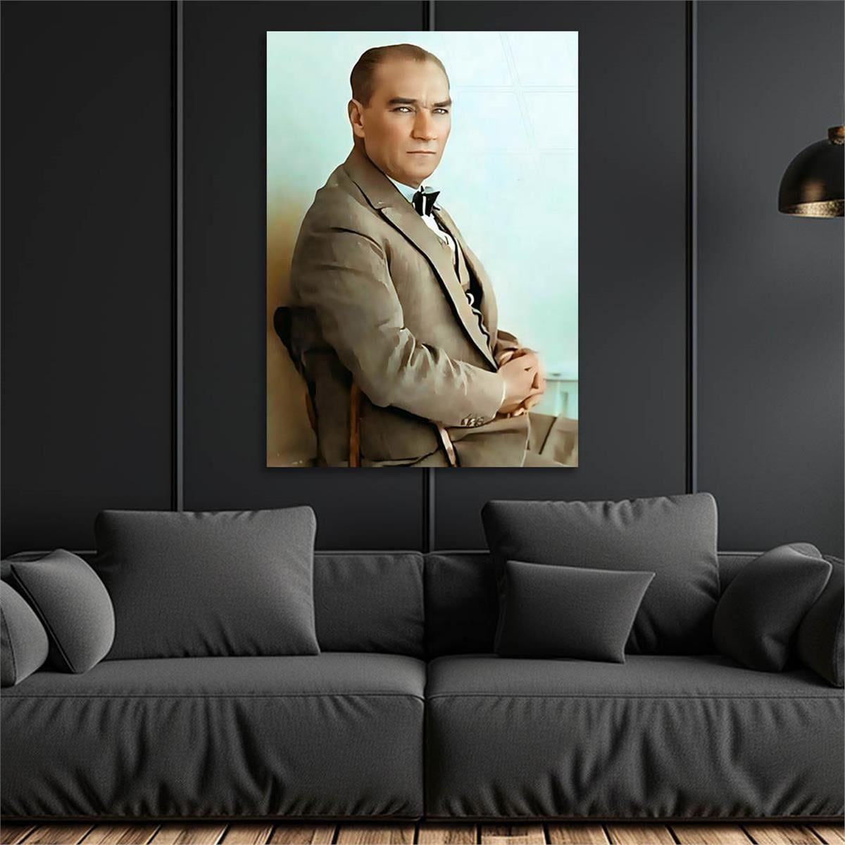 Dikey VatanTemalı Cam Tablo 272