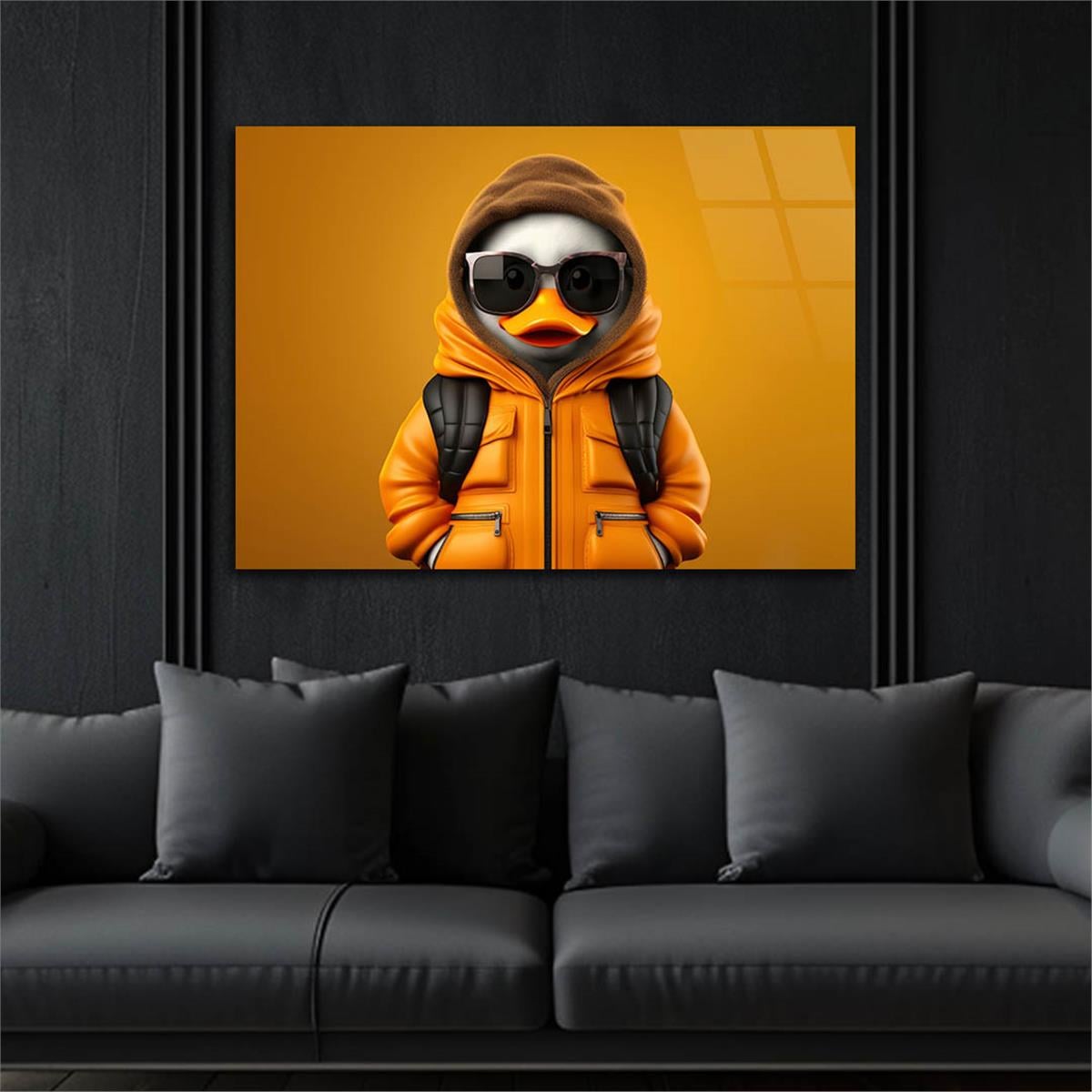 Yatay Doğa Temalı Cam Tablo 576