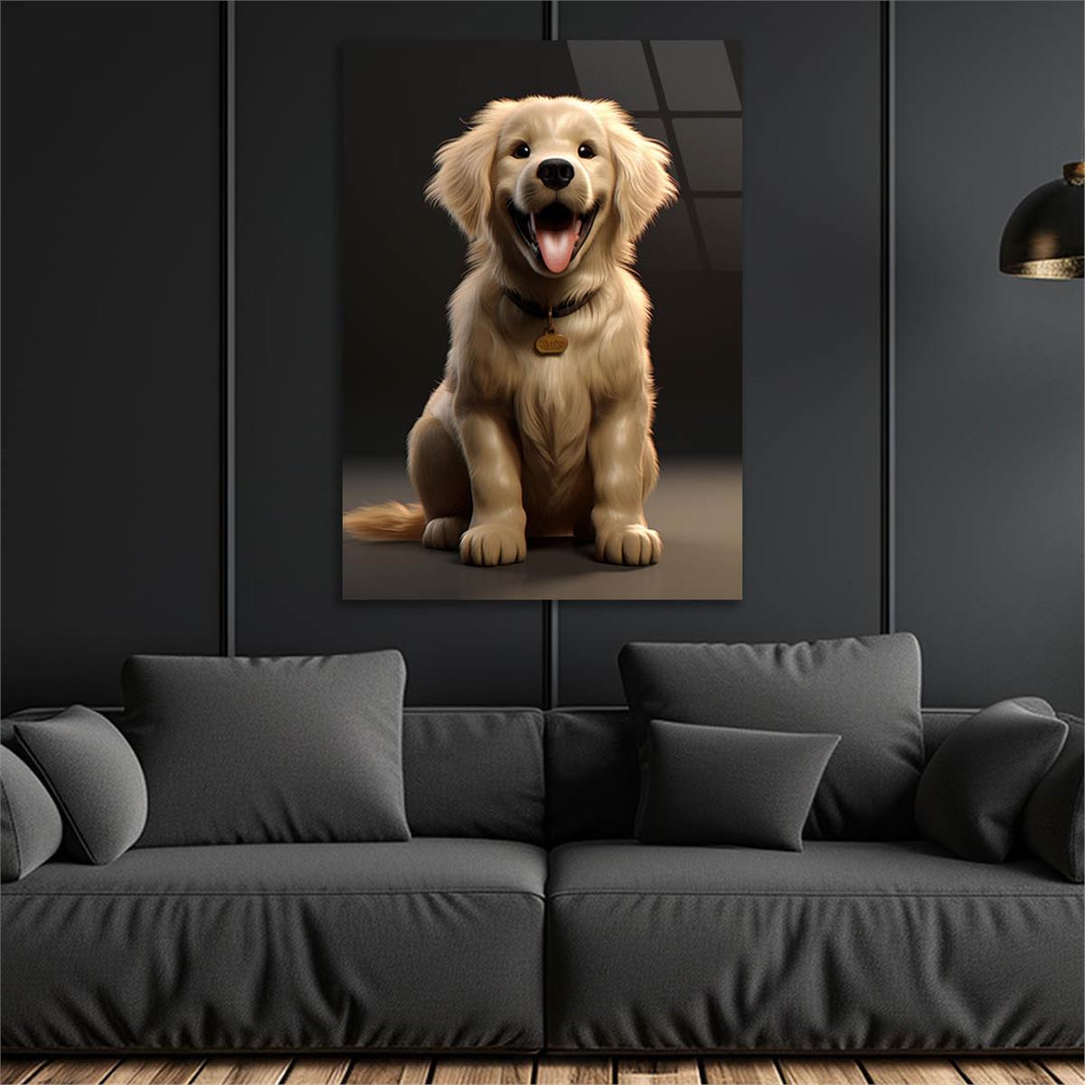 Dikey Doğa Temalı Cam Tablo 429