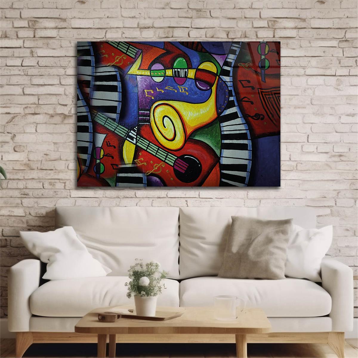 Tempered Glasss Wall Arts Art-Themed