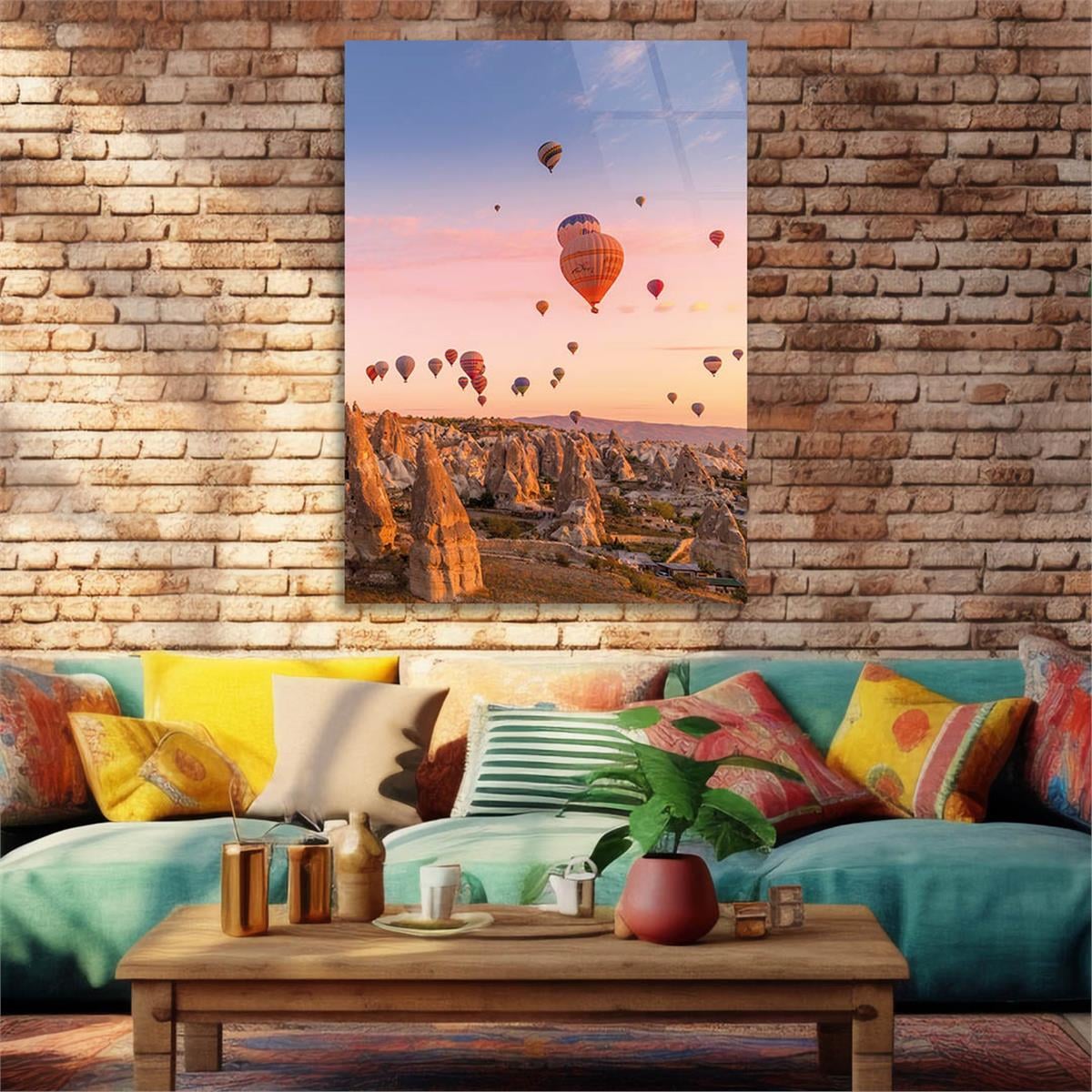 Tempered Glasss Wall Arts Natured-Themed