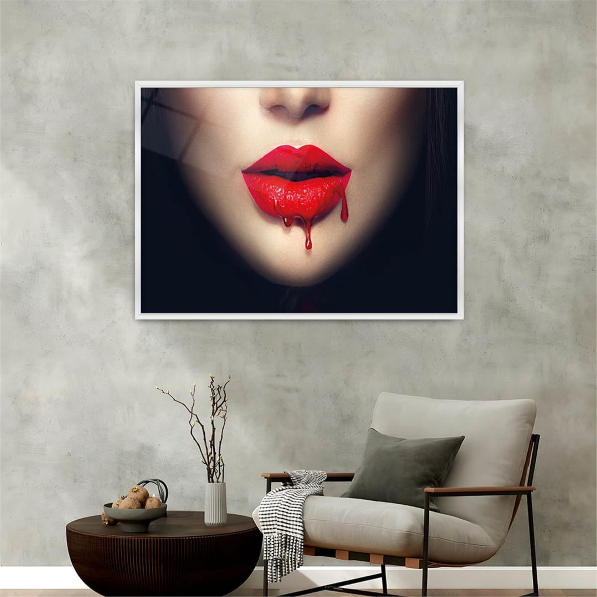 Alüminyum Çerçeveli Sanat Temalı Cam Tablo 084