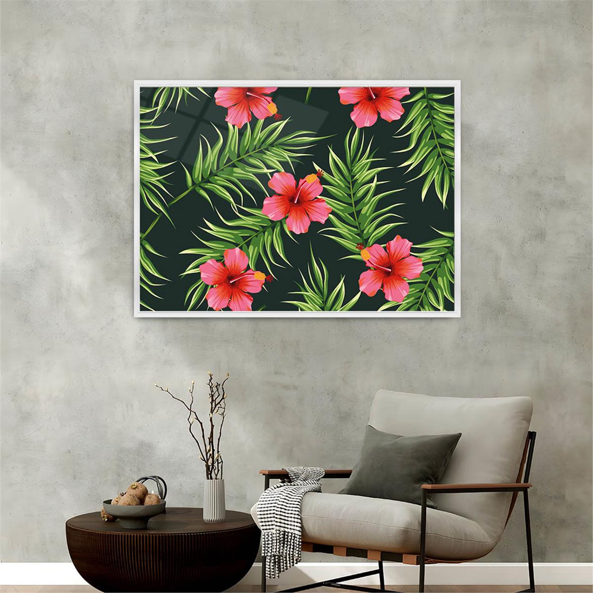 Alüminyum Çerçeveli Sanat Temalı Cam Tablo 156