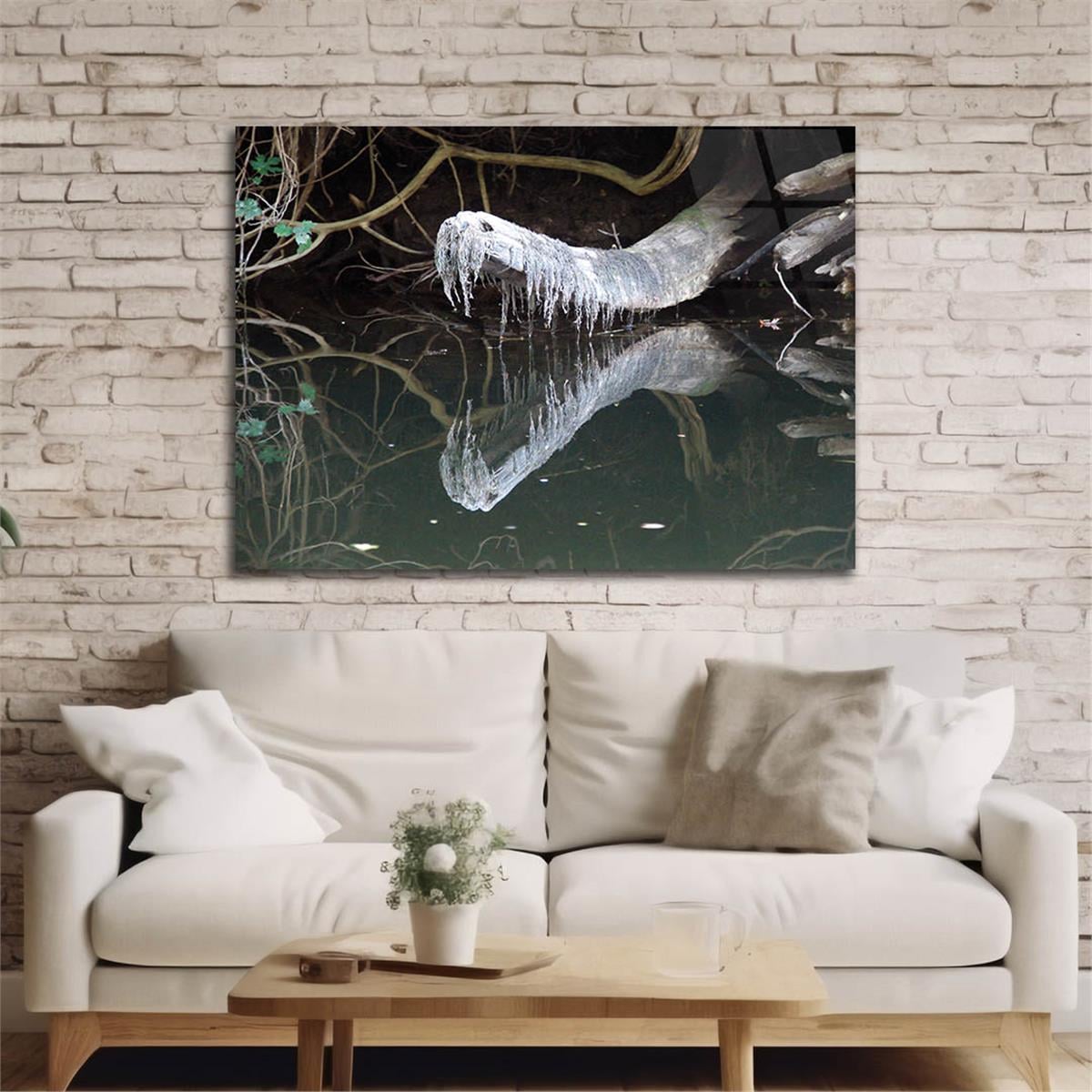 Tempered Glasss Wall Arts Natured-Themed