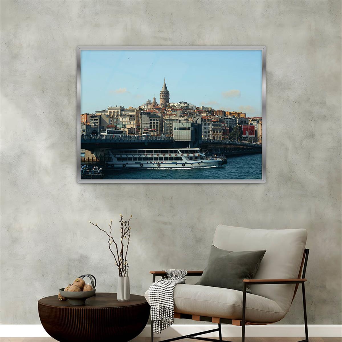 bedrucktes Glas mit Aluminiumrahmen und Natur Themen 