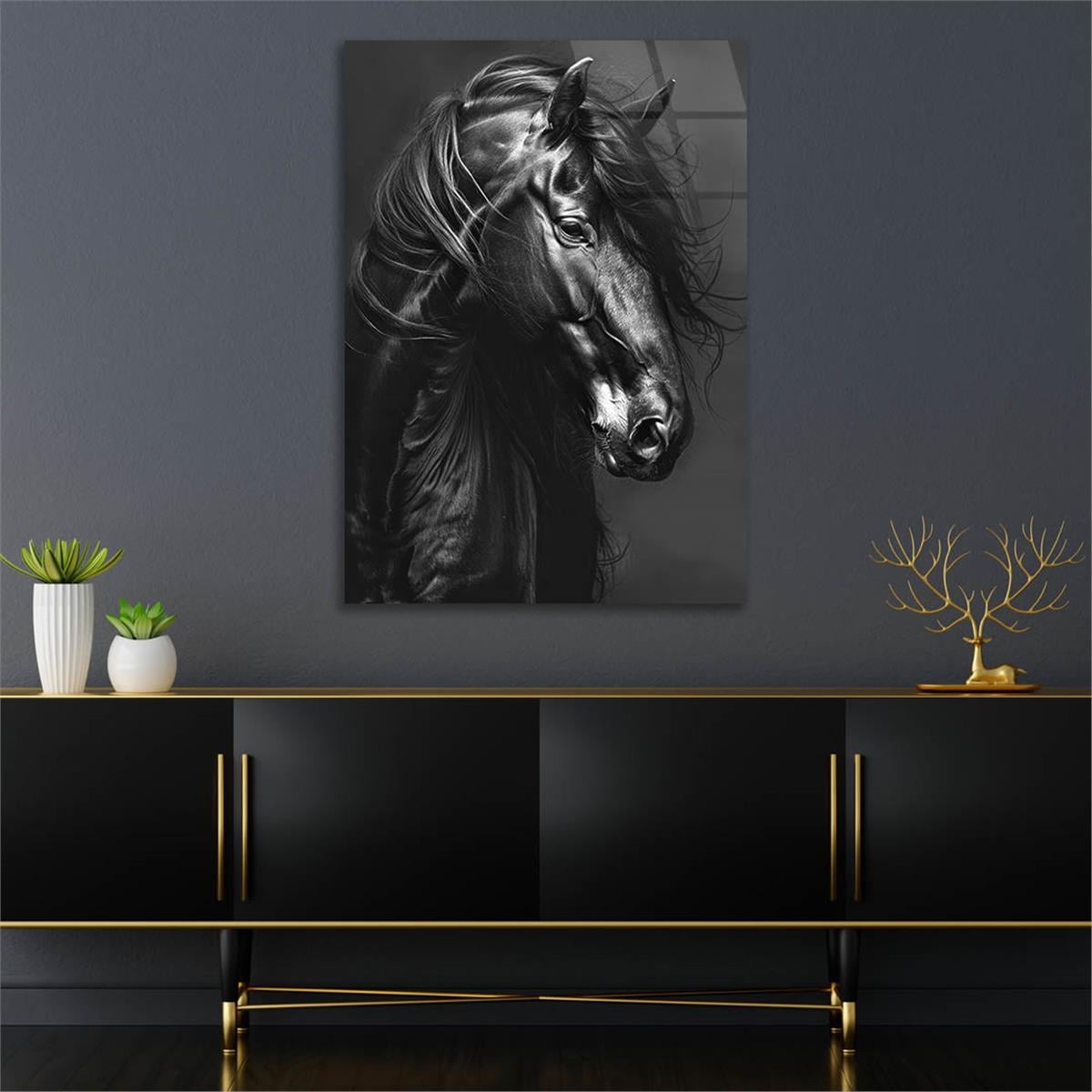 Dikey Doğa Temalı Cam Tablo 388