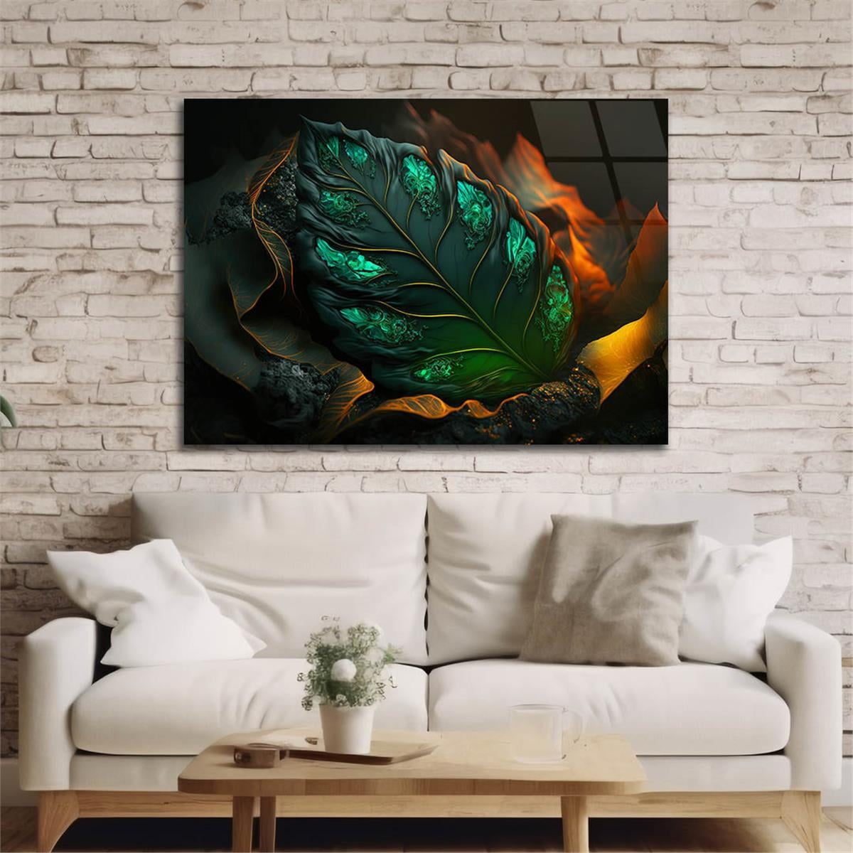 Yatay Sanat Temalı Cam Tablo 587