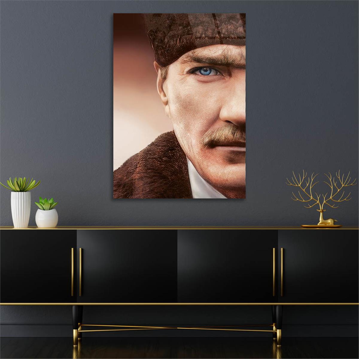 MUSTAFA KEMAL ATATÜRK Tempered Glasss Wall Art