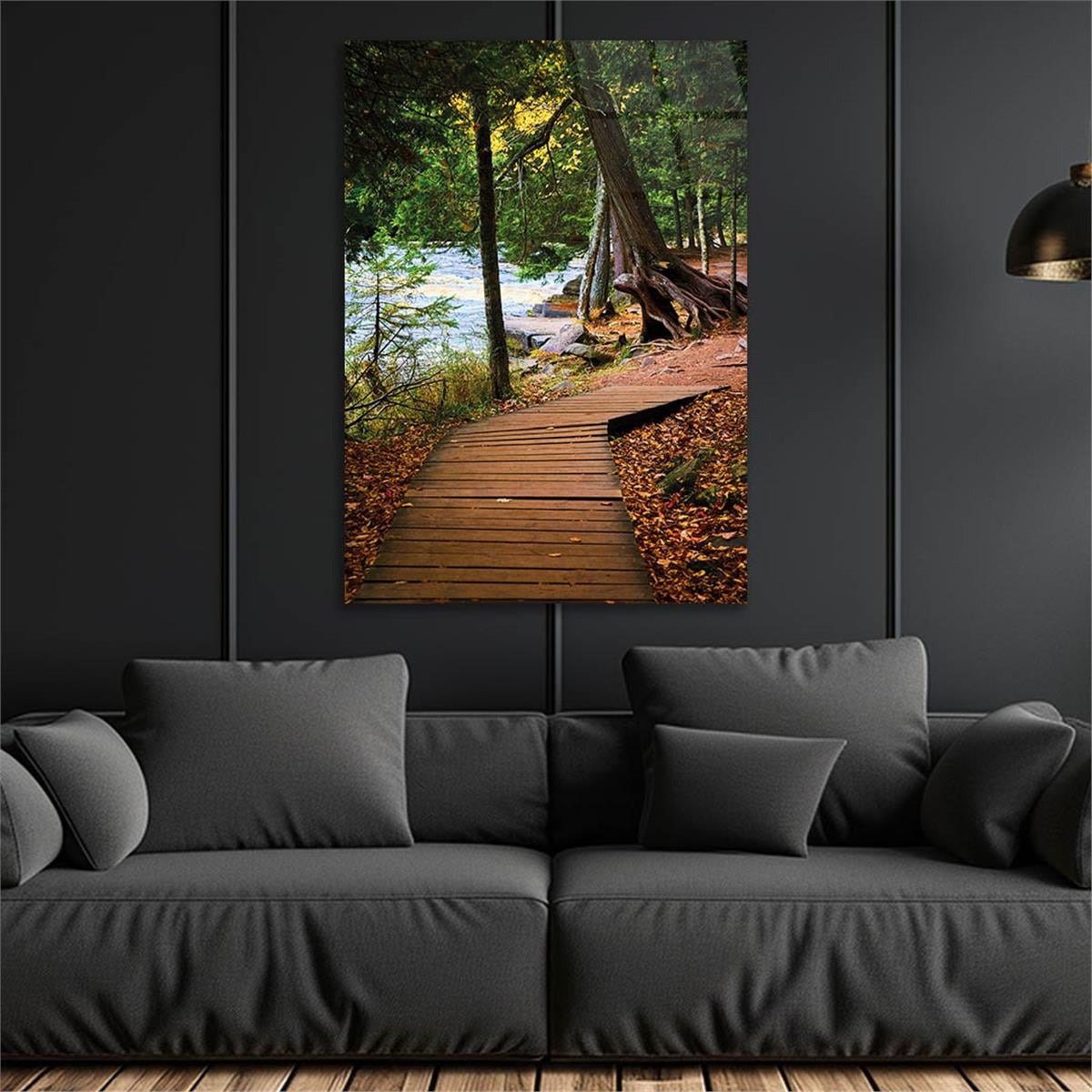 Vertical Tempered Glasss Wall Arts Art-Themed 331