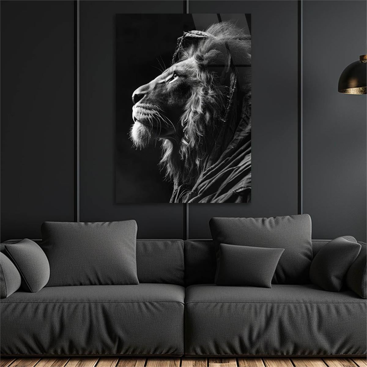 Dikey Doğa Temalı Cam Tablo 296