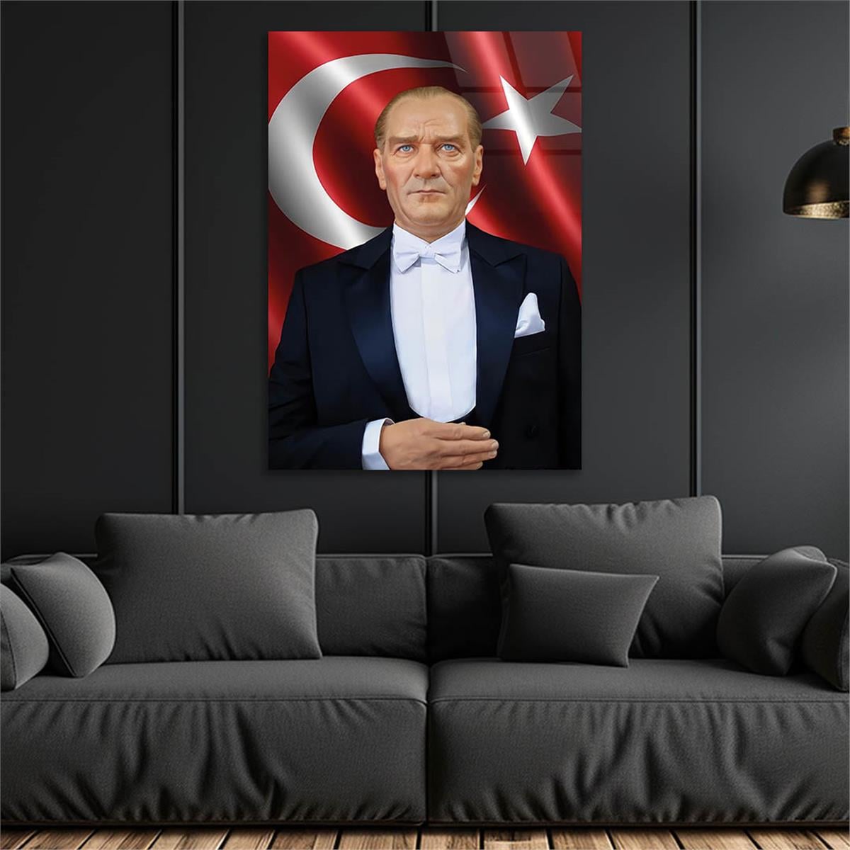MUSTAFA KEMAL ATATÜRK Tempered Glasss Wall Art