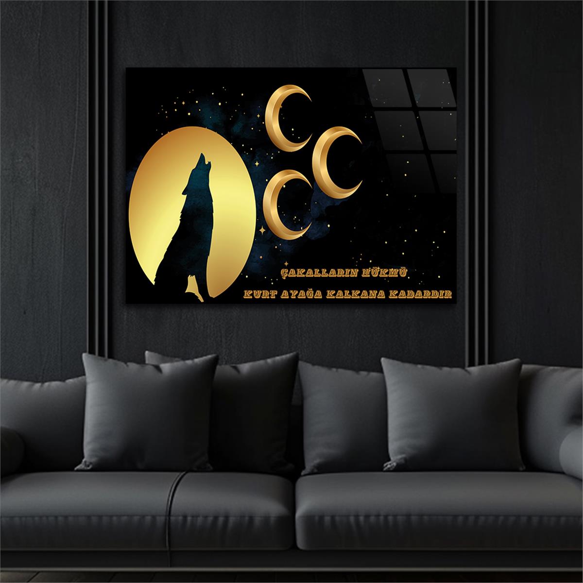 Horizontal National-Themed Tempered Glass Wall Art  35