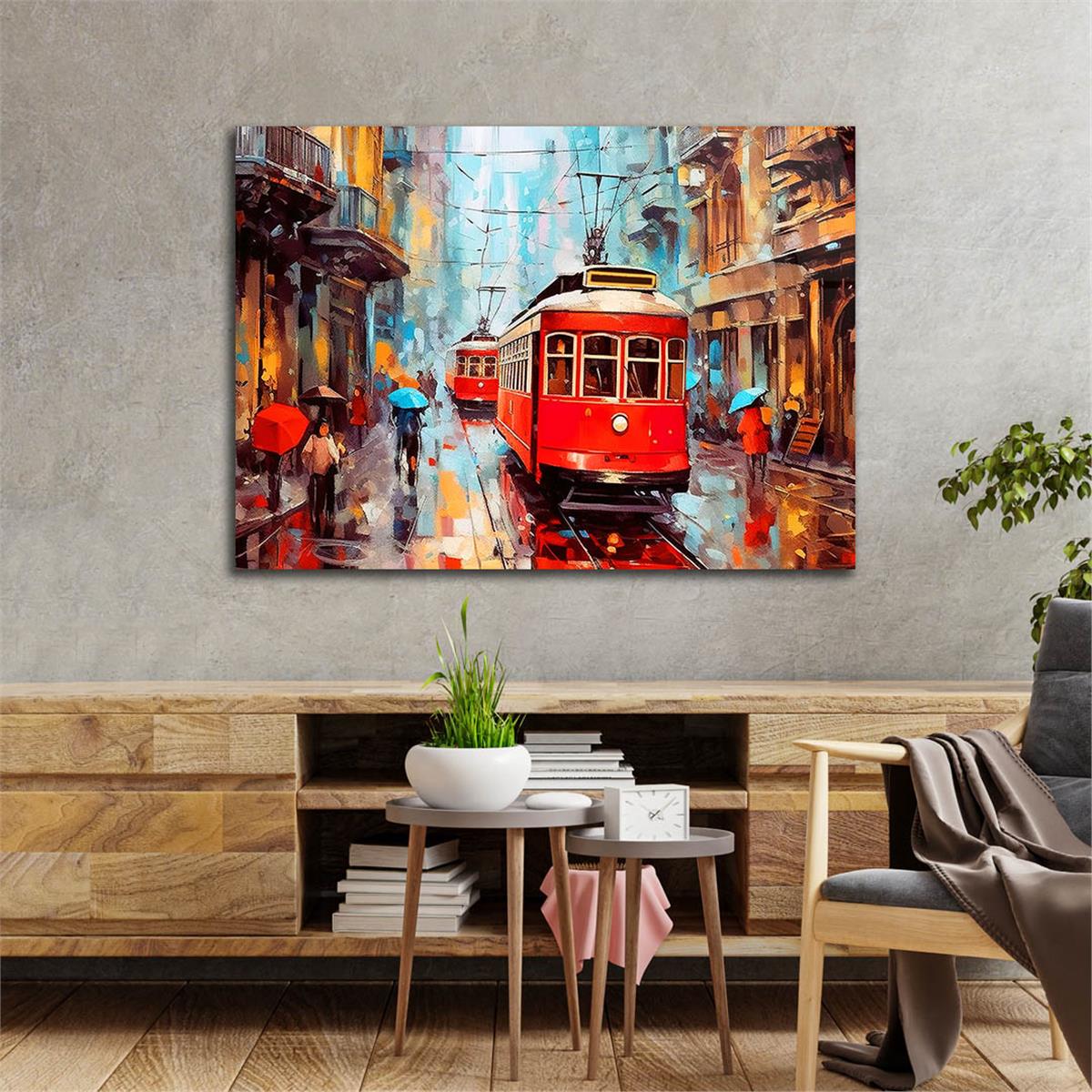 Horizontal Art-Themed Tempered Glass Wall Art 531