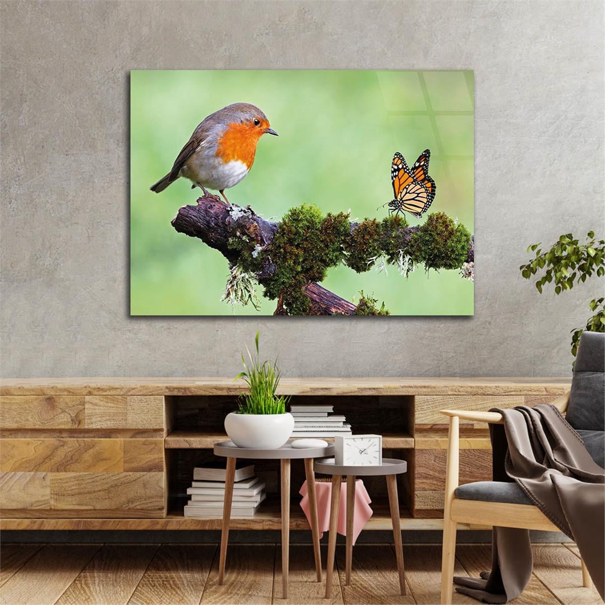 Tempered Glasss Wall Arts Natured-Themed