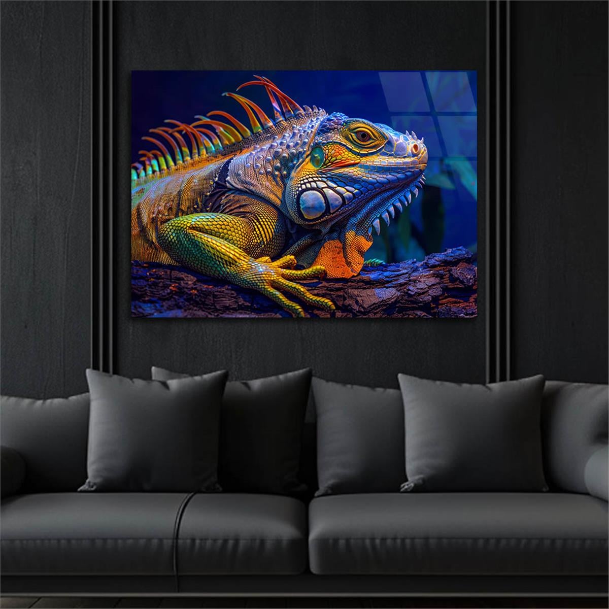 Yatay Doğa Temalı Cam Tablo 551