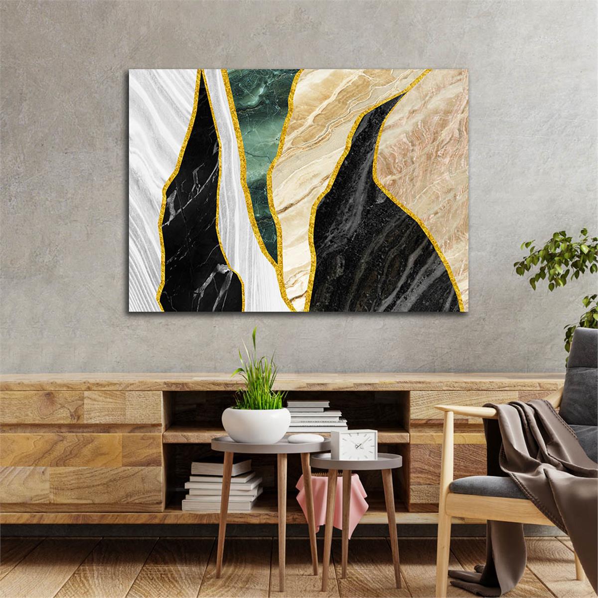 Horizontal Art-Themed Tempered Glass Wall Art 402