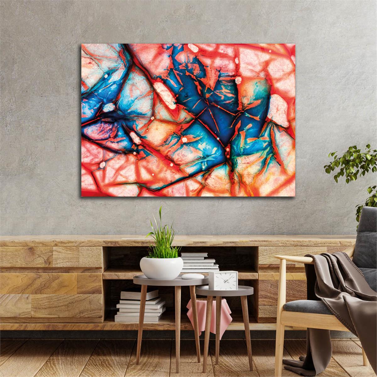 Horizontal Art-Themed Tempered Glass Wall Art 251