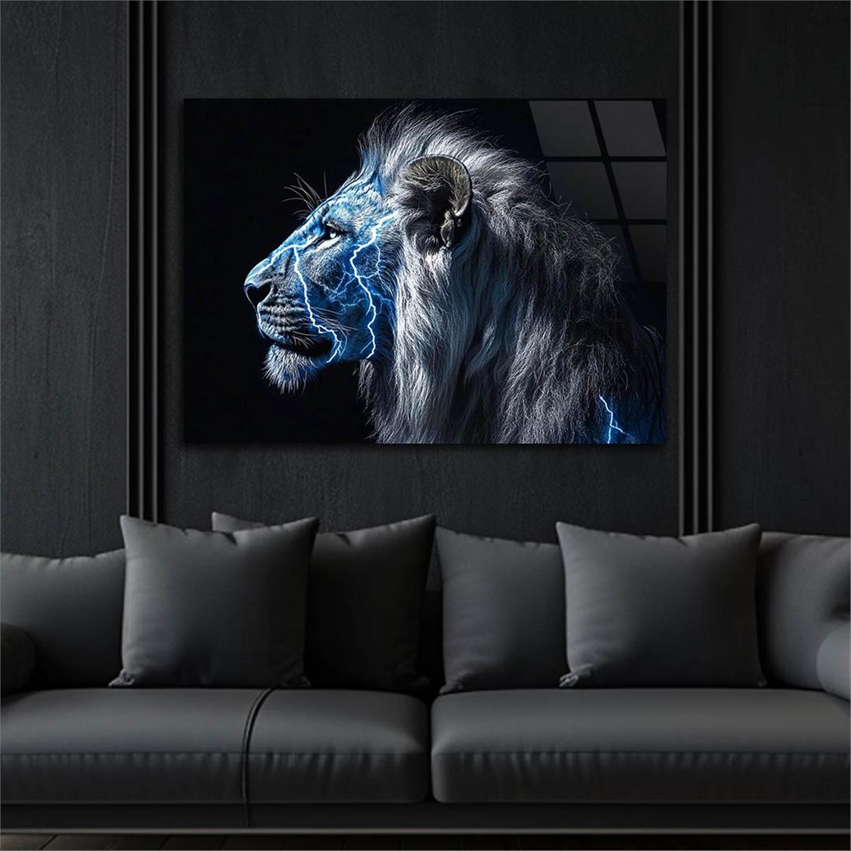 Yatay Doğa Temalı Cam Tablo 486