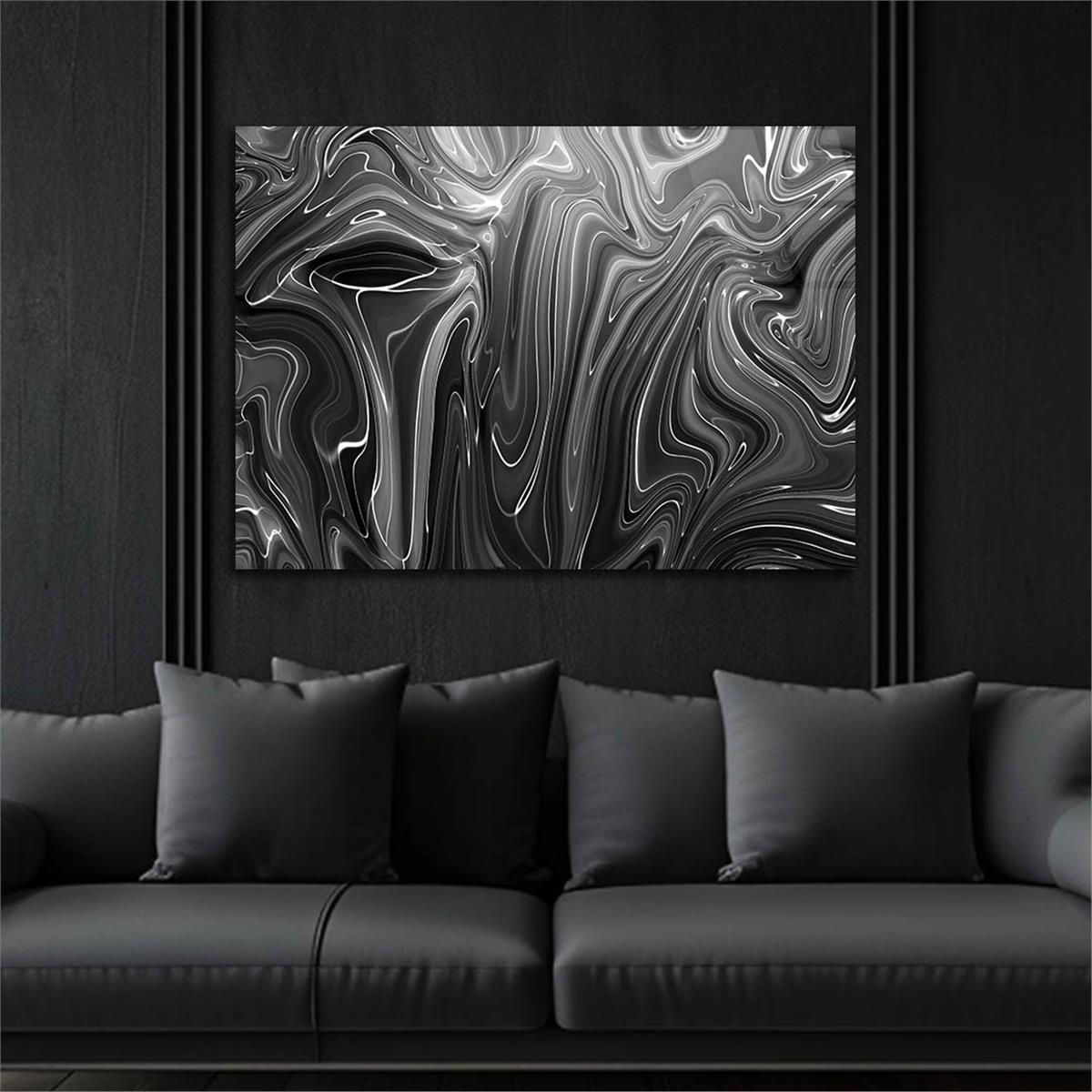 Horizontal Art-Themed Tempered Glass Wall Art 425