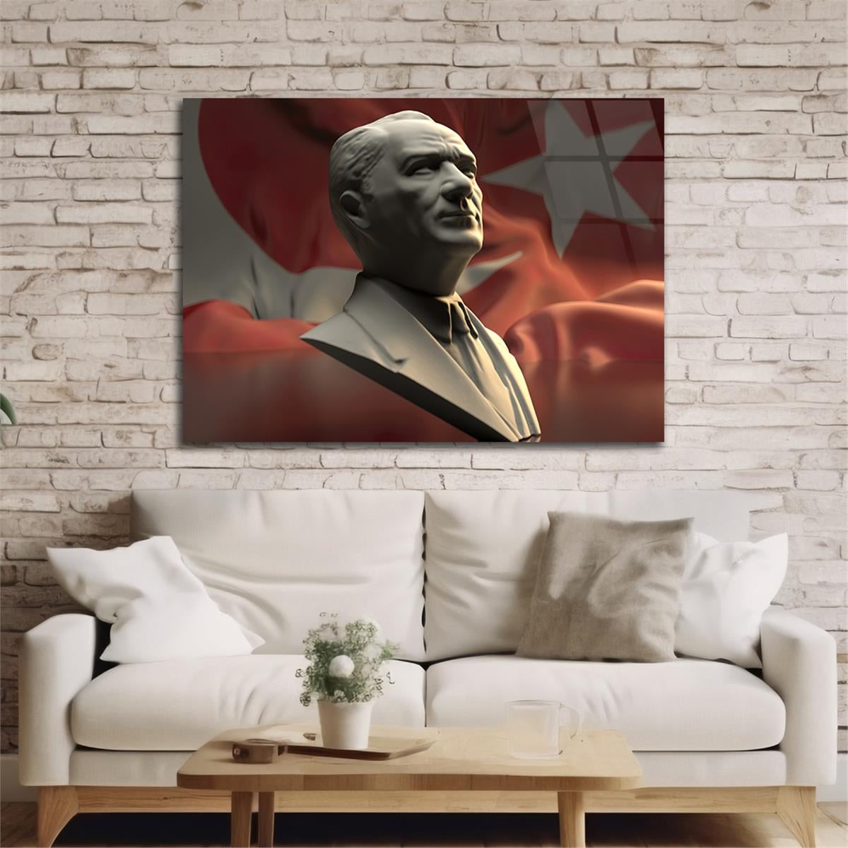 Tempered Glasss Wall Arts National-Themed