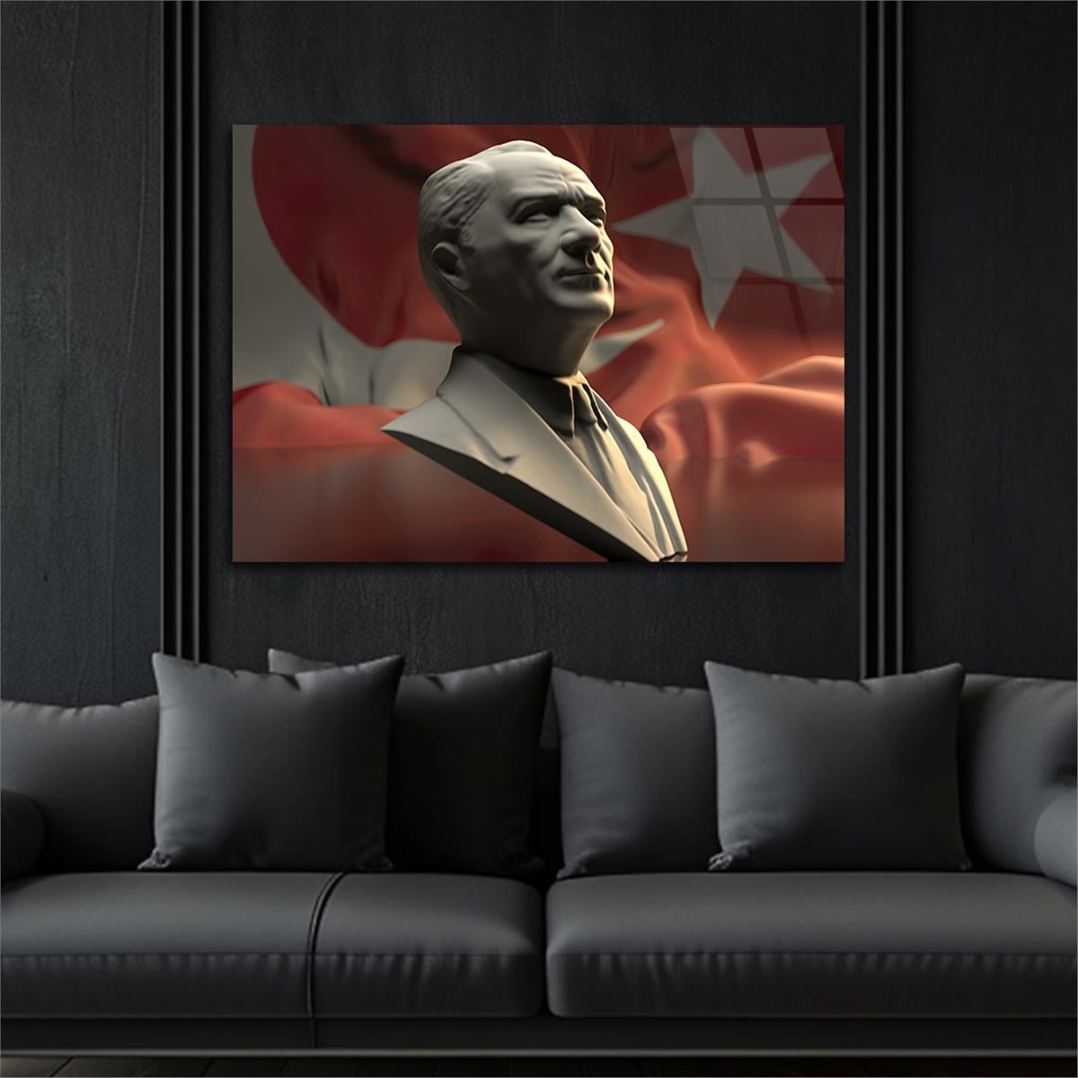 Tempered Glasss Wall Arts National-Themed