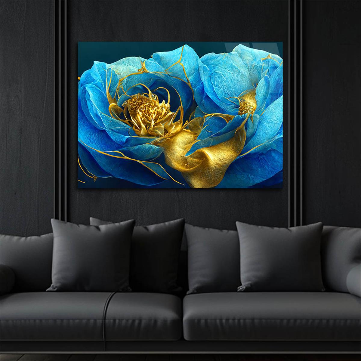 Horizontal Art-Themed Tempered Glass Wall Art 560
