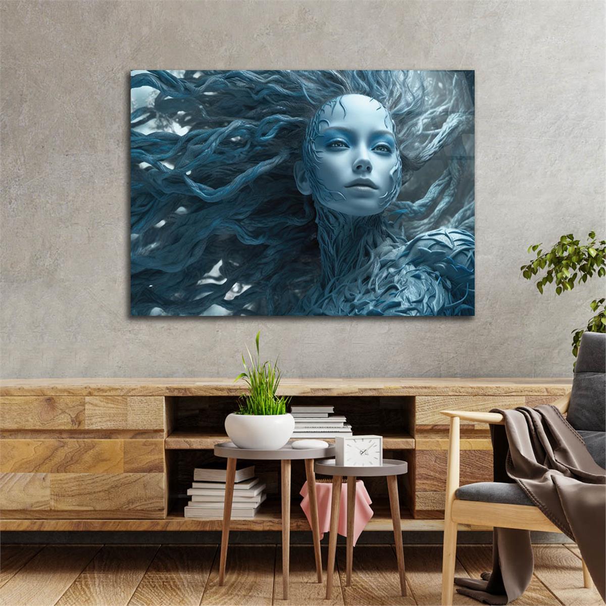 Horizontal Art-Themed Tempered Glass Wall Art 289