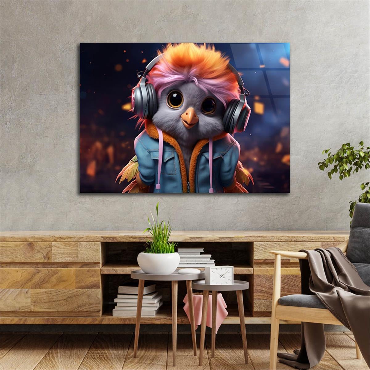 Yatay Doğa Temalı Cam Tablo 575