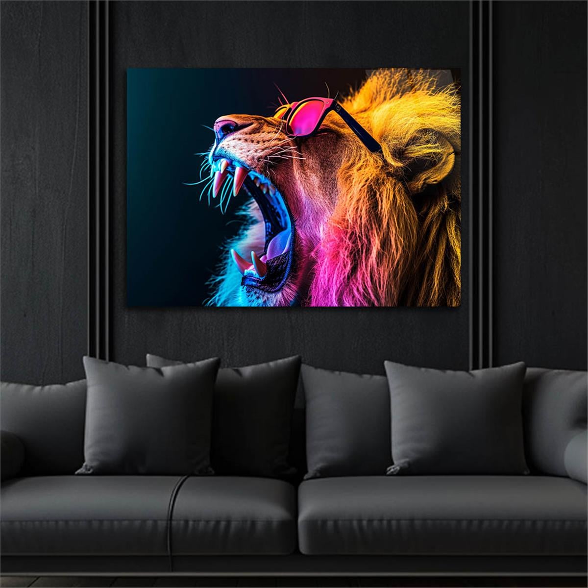 Yatay Doğa Temalı Cam Tablo 478