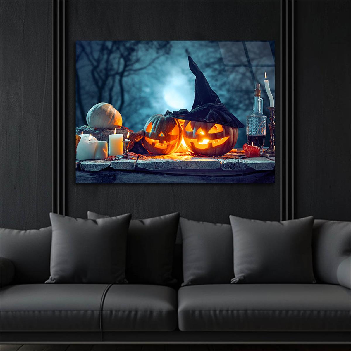 Horizontal Art-Themed Tempered Glass Wall Art 494