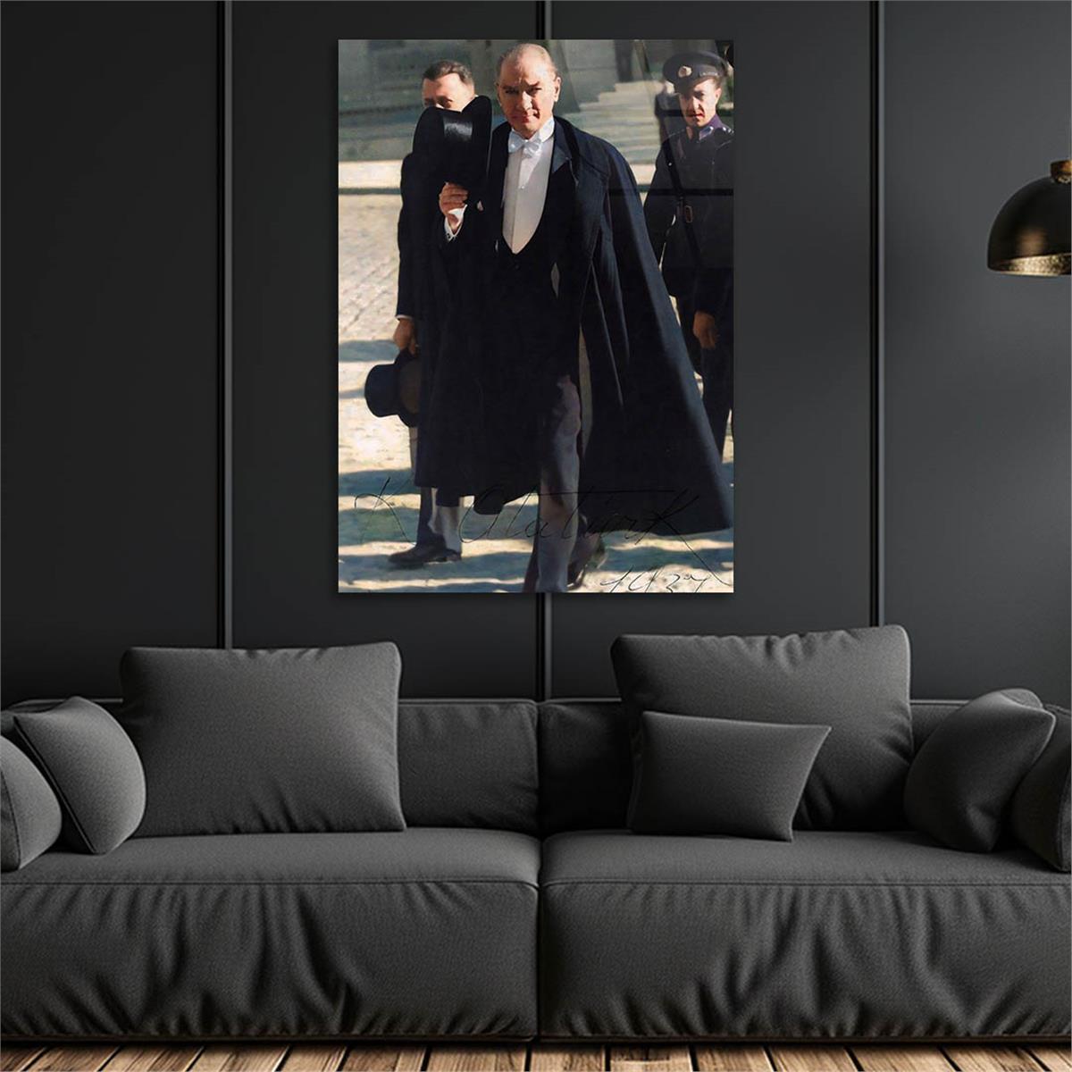 Dikey VatanTemalı Cam Tablo 139