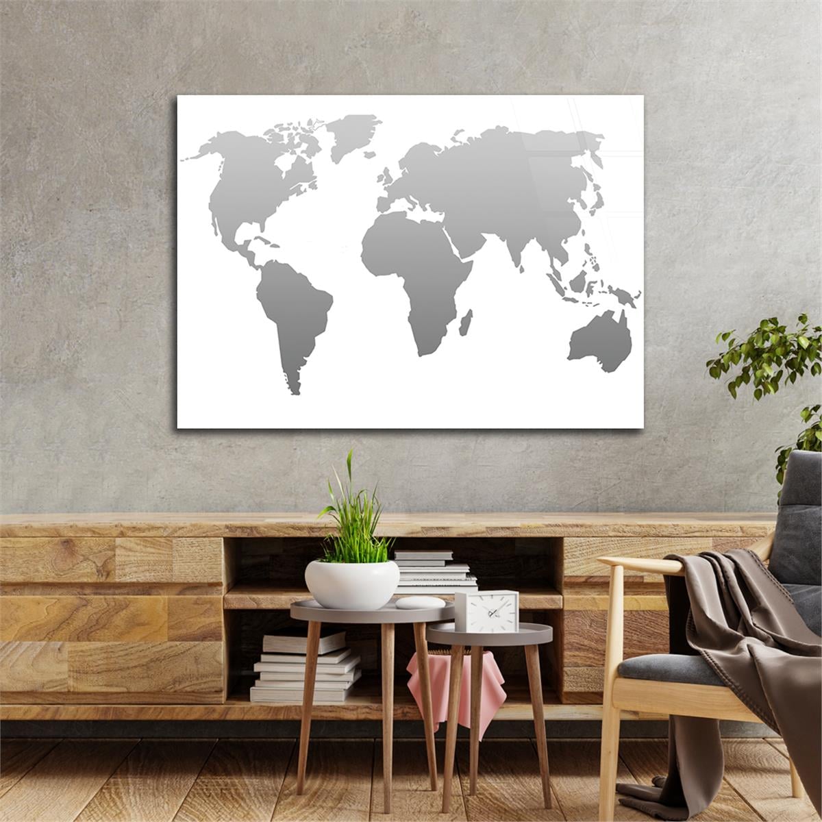 Horizontal National-Themed Tempered Glass Wall Art 77