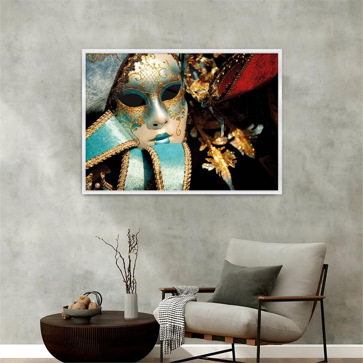 Alüminyum Çerçeveli Sanat Temalı Cam Tablo 072